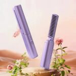 2 in 1 hair styling brush straig 2