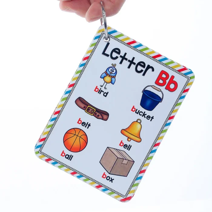 26 Letters Alphabet English Phonics Pocket Cards Baby Montessori Learning English Word Card FlashCards Educational Toys.jpg