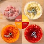 5 blades manual vegetable chopper cutter hand pull food chopper random color 9