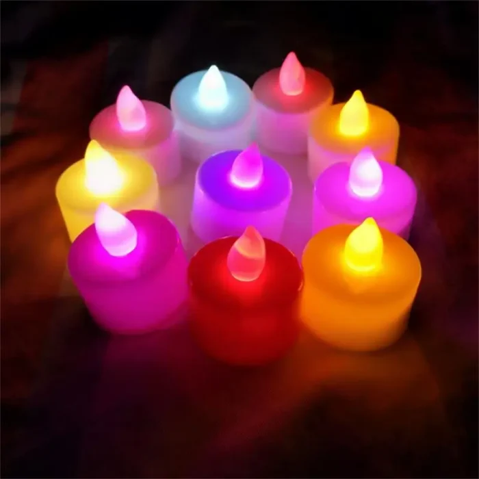 Colorful LED Candles Lights Battery Operated Flameless Tealight Fake Candles Lamp Wedding Birthday Party Home Decoration.jpg