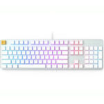Glorious GMMK RGB Mechanical Keyboard White Ice EEZEPC 1
