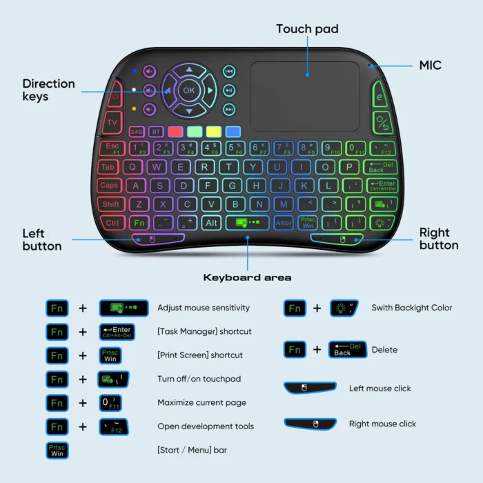 M9 Bluetooth Keyboard
