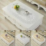 PVC Place Mats Hollow Coffee Table Mat Tablecloth Gold Silver Place Mats Table Runner For Wedding 1
