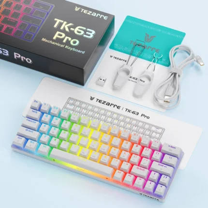 Tezarre TK63 Pro Wireless Mechanical Gaming Keyboard 7 techarc.pk  1