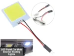 auto interior reading lamp t10 c5w car led cob 48smd white 12v car interior panel led lights lamp 111592277