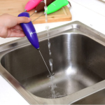 electric egg beater milk drink coffee whisk mixer foamer mini handle stirrer practical cooking tool kitchen mini whiskrandom color 2