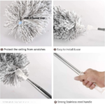 extendable telescope microfiber duster long handle for cleaning dust dirt and stains 2 7