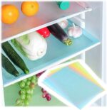 fridge mates pack of 4 non slip fridge mats wardrobe mat waterproof antislip fridge matt pack of 4pcs random colours 10
