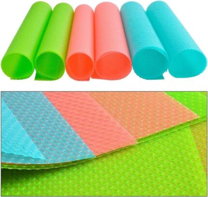 fridge mates pack of 4 non slip fridge mats wardrobe mat waterproof antislip fridge matt pack of 4pcs random colours 6