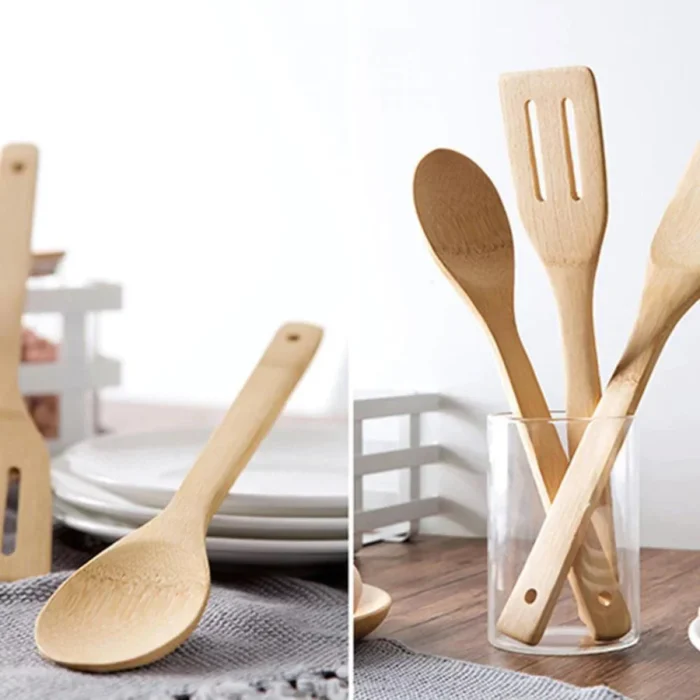 home square 4 pcs wood spoon set in pakistan 34417356341438