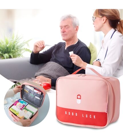 household portable waterproof outdoor travel medical multi pocket medicine first 177712 1