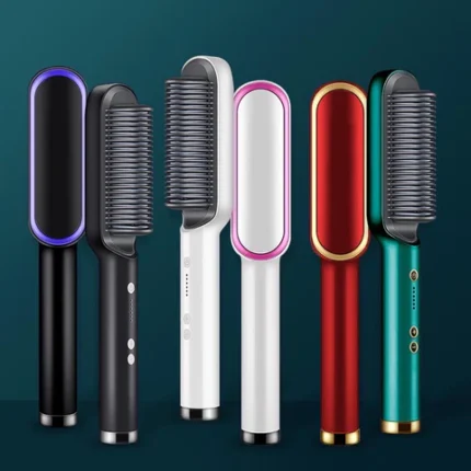 original 909 brush hair straightener brush for girls comb style hair styling hair comb brush multi color 949639 large