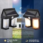 outdoor solar wall lamp outdoor tungsten lamp induction garden lamp garden villa night lamp 2