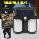 outdoor solar wall lamp outdoor tungsten lamp induction garden lamp garden villa night lamp 6