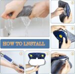 premium quality telescopic triangle mop 360 rotatable self wringing triangle extended adjustable mop floor squeeze free hand washing lazy tool random colour 4