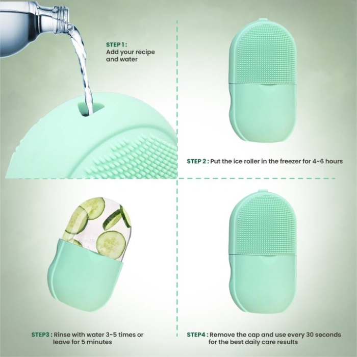 silikoninen kasvojen jaatelahierontalaite ikaantymista estava jaarullahieronta vihrea ac5b5 netistai reference cleanup