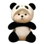 soft stuffed panda bear with cap 196924