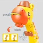 table with light and with music inside mini art drawing board leds projector light toy children kids painting table small desk random color 3