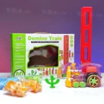 the domino train toy set w 60 dominos music lights toy for kids 633339 1