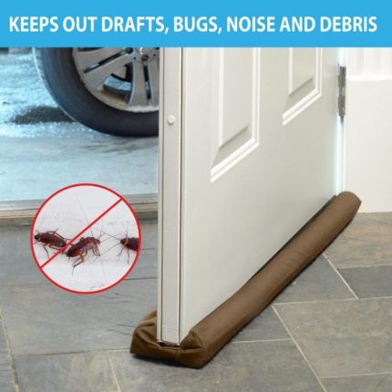 twin door draft protector door air lock foam for cold air window shutters dust barriers insect repellent size 40e280b3 approx door draft dodger guard stopper energy saving protecting 1