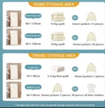 vacuum storage bag packaging bag for vacuum compression storage bag set of 6 0 in Pakistan 1