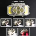 چراغ پیشانی COB4 LED HX 815