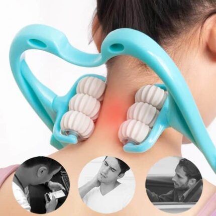 6 wheel pressure point neck massager random color 2 1 1