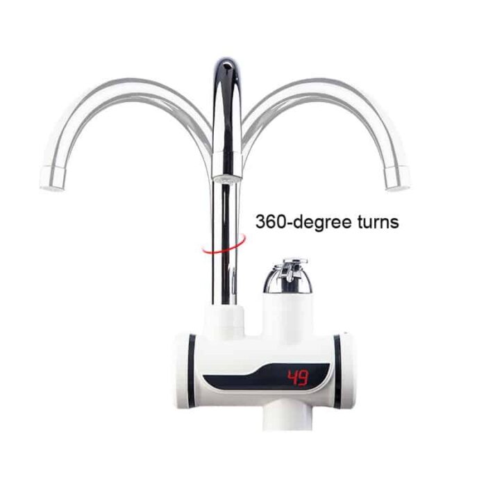 Electric Water Heater Tap Instant Hot Water Faucet Heater Cold Heating Faucet Tankless Instantaneous Water Heater