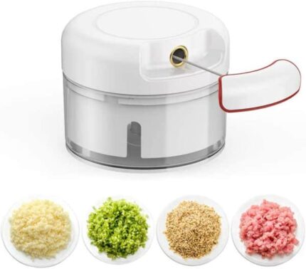 Mini Powerful Meat Grinder Hand power Food Chopper Mincer Mixer Blender Chop Meat Fruit Vegetable Nuts Shredder 1