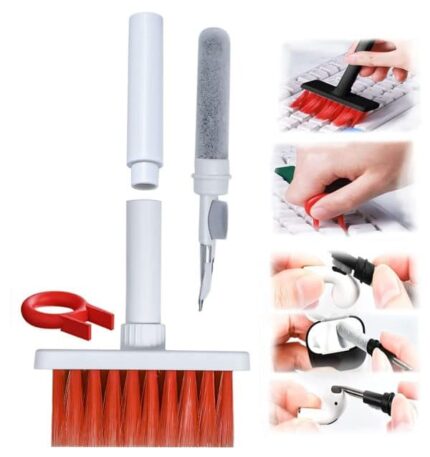 Soft Brush 5 In 1 Multi function Cleaning Tools Kit For Keyboard Earphone Cleaner Soft High density Brush Set random Color 1