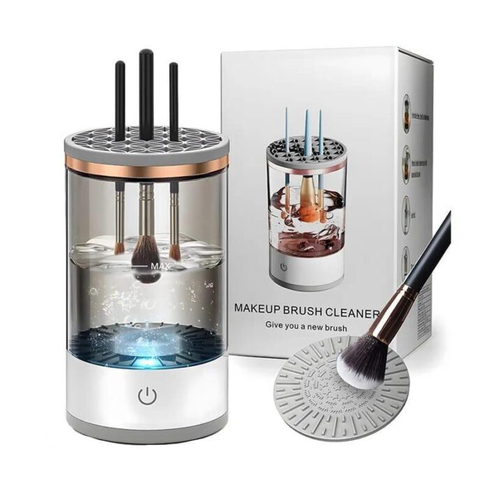 Electric Makeup Brush Cleaner Machine Automated Rotating Spinner for Deep Clean, Dry & Revitalize Your Brushes