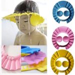 adjustable baby shower cap with ear protector 2