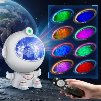 astronaut star projector kids night light nebula projector light galaxy bedroom projector 1