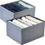 cart jeans organizer 6 grids foldable organize 70 gsm random colors 2 3