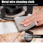 dish washing cleaning cloth wire dish washing rugs for kitchen dishes 4
