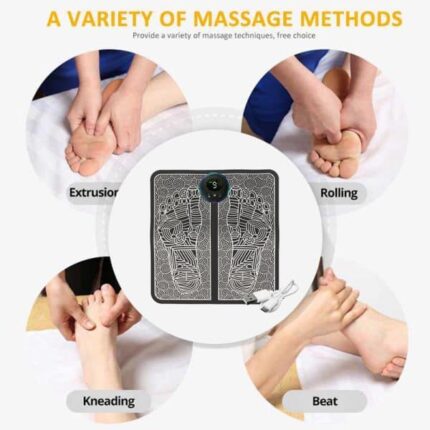 ems foot massager mat electric usb charging smart display tens acupuncture feet cushion blood circulation pad health care home 27 2 1