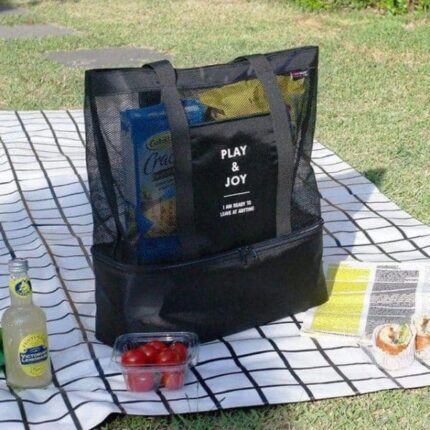 hanging travel outdoor picnic cool bag organizer random color 1
