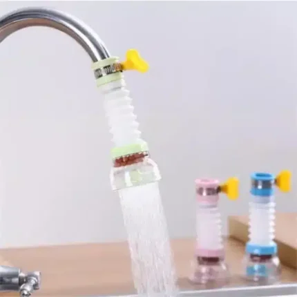 kitchen shower splash fan faucet water saving filter shower water rotating spray regulator tap water filter valve for kitchen tap nozzle extended filter water saving device accessories each 6 7