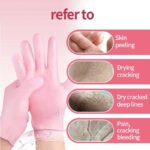 Silicone moisturising gel gloves