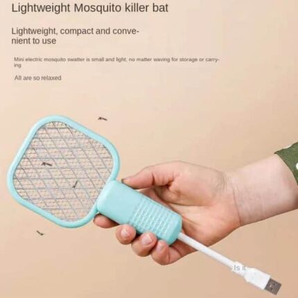 mini usb electric mosquito racket random color 1