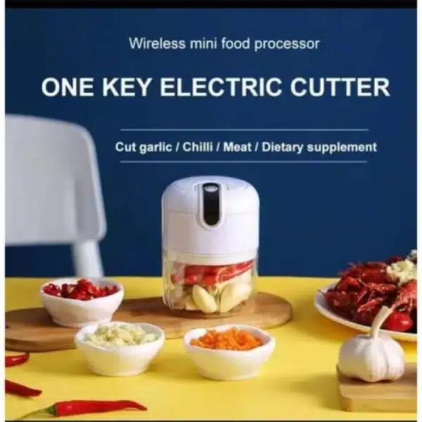 new mini electric food chopper multifunctional portable cordless garlic ginger food processorrandom color 1