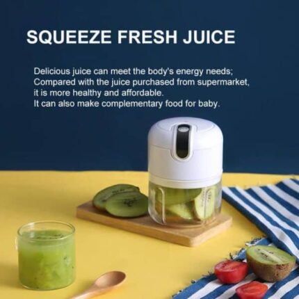 new mini electric food chopper multifunctional portable cordless garlic ginger food processorrandom color 2