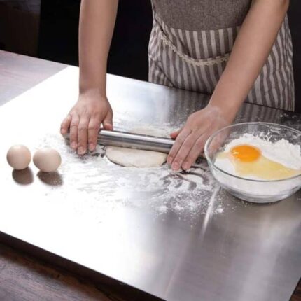 stainless steel cutting board durable hygienic and easy to clean perfect for all your chopping needs a must have for any chef 2 1