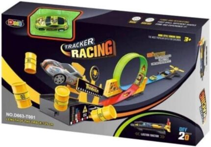 tracker racing set 360 degrees rotation loops car track 2 1