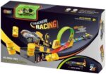 tracker racing set 360 degrees rotation loops car track 2