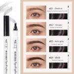 4-tip-waterproof-eyebrow-pen-waterproof-tattoo-tint-fine-sketch-liquid-eyebrow-pencil-creates-natural-makeup-effect - 2