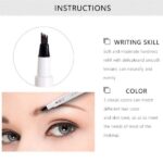 4-tip-waterproof-eyebrow-pen-waterproof-tattoo-tint-fine-sketch-liquid-eyebrow-pencil-creates-natural-makeup-effect - 3