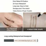 4-tip-waterproof-eyebrow-pen-waterproof-tattoo-tint-fine-sketch-liquid-eyebrow-pencil-creates-natural-makeup-effect - 6