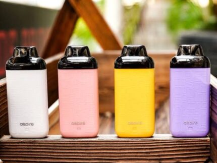 aspire flexus fit pod kit system 850mah battery 3 5ml cartridge auto draw type c charging random color 2