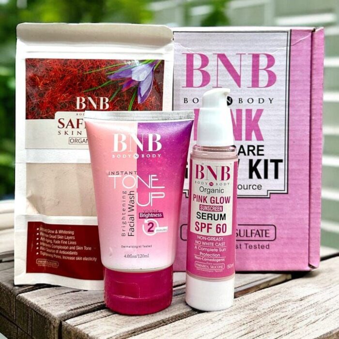 bnb pink glow kit tone one up facial wash saffron face mask pink glow 27660 832 bnb pink glow kit tone one up facial wash saffron face mask pink glow 27660 832